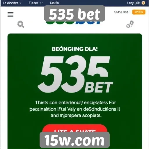 promoções e bônus oferecidos pela 535 bet